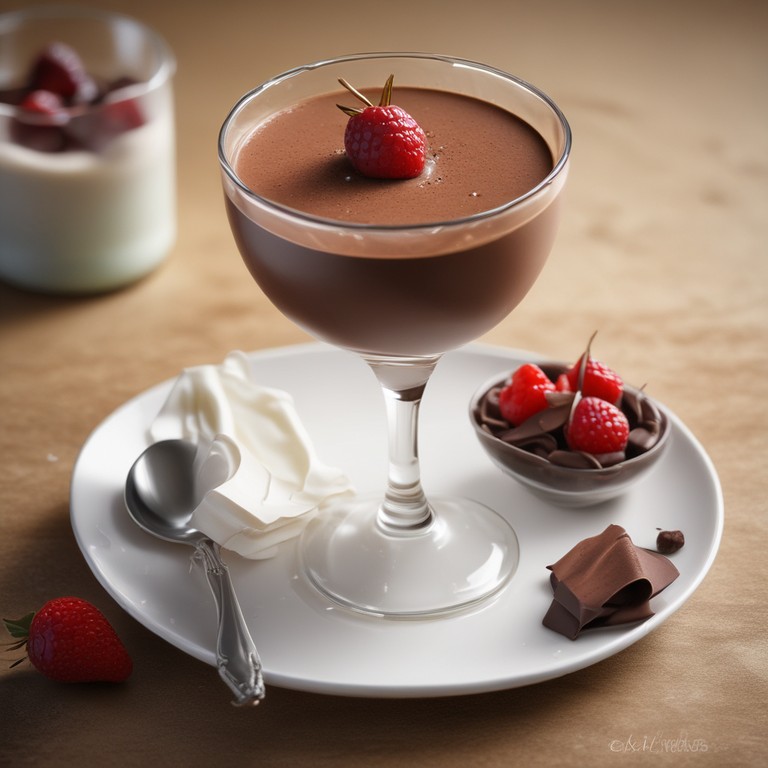 Deliciosa Mousse de Chocolate com Vinho