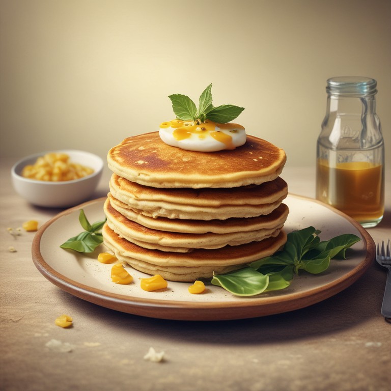 Savory Corn Flour Pancakes