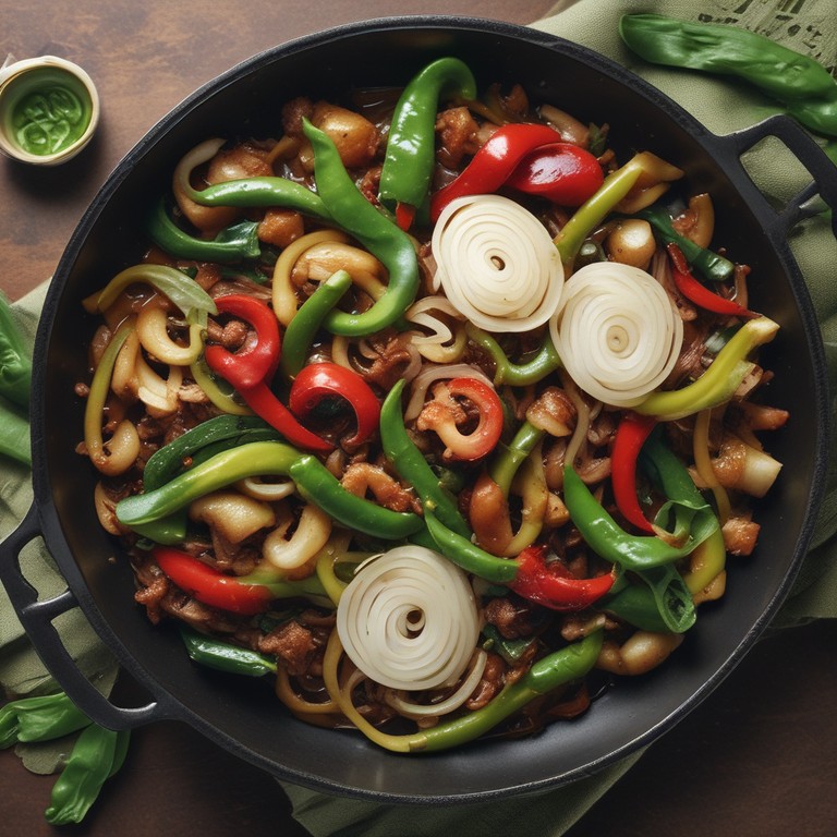 Spicy Onion and Chilly Stir-Fry