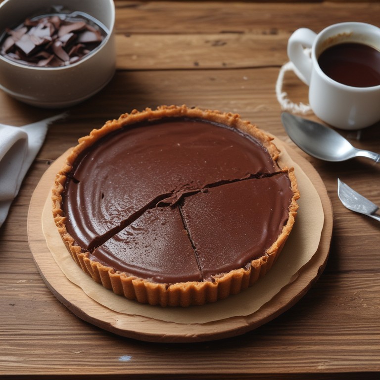 Raw Coconut Milk Chocolate Tart