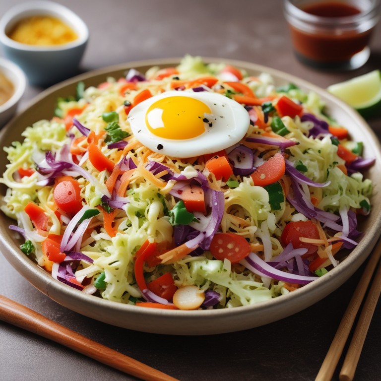Asian Veggie Egg Salad