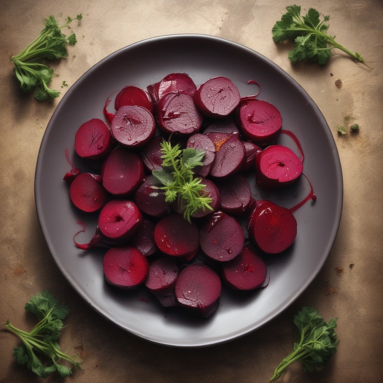 Roasted Balsamic Beets with Honey and Thyme