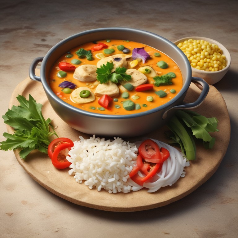 Moqueca de Legumes com Arroz e Milho