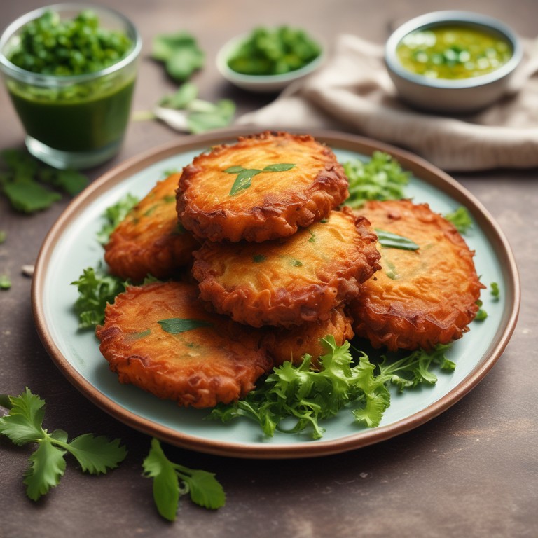 Spicy Onion Fritters