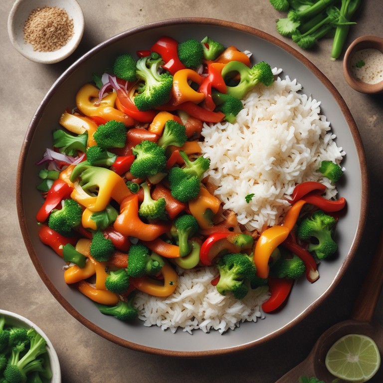 Spicy Vegetable Stir-Fry for a Healthy Diet