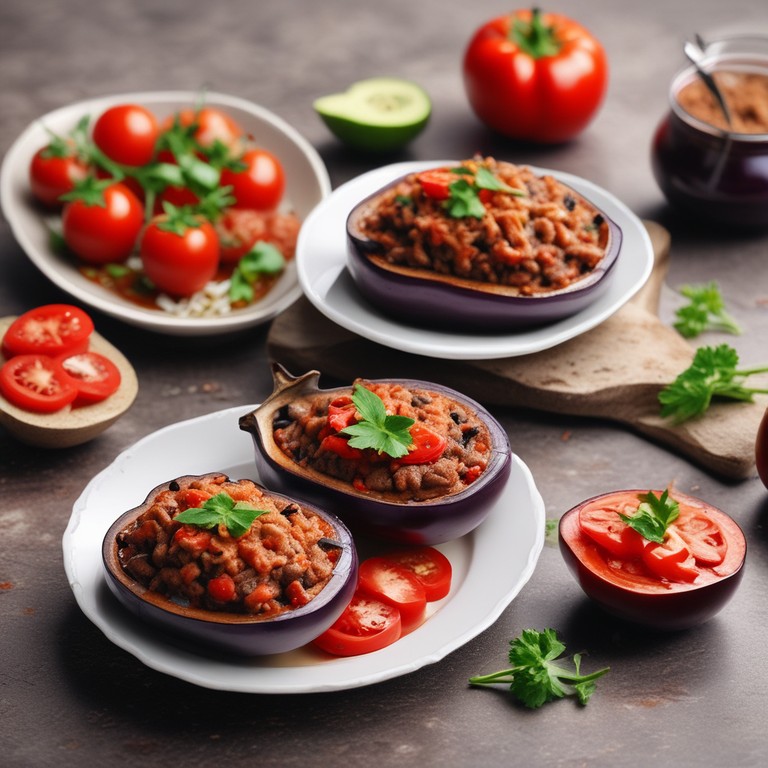 Berenejas Rellenas de Carne Molida