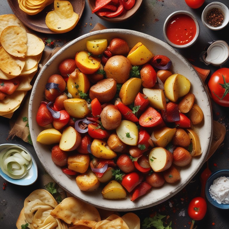 Delicious Peri Peri Potato Tacos