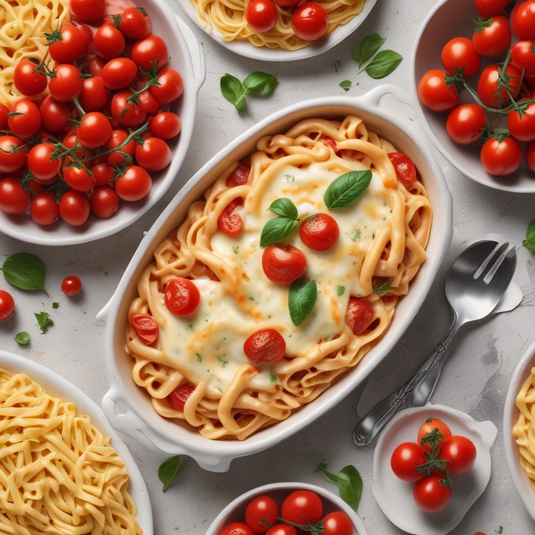 Überbackene Tomaten-Nudeln