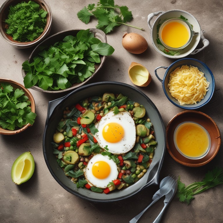 Huevos Clara con Nopal