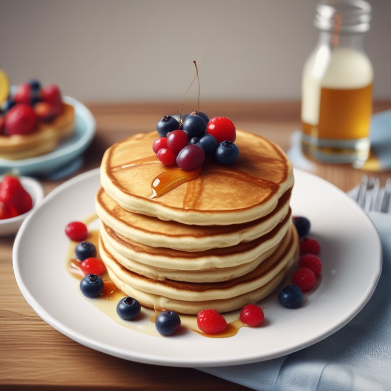 Fluffige Vanillepfannkuchen