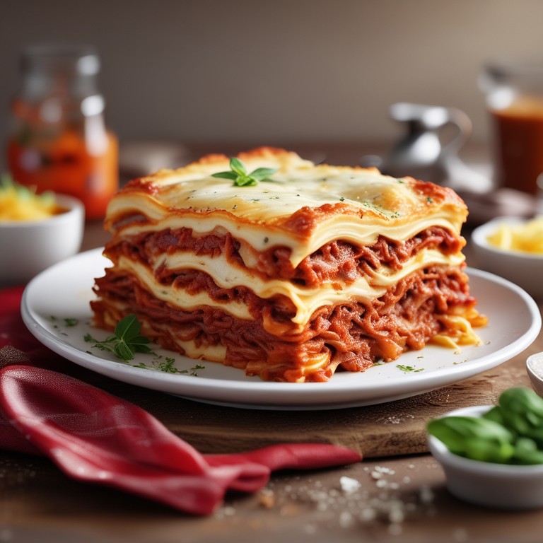 Lasagna Casera de Carne