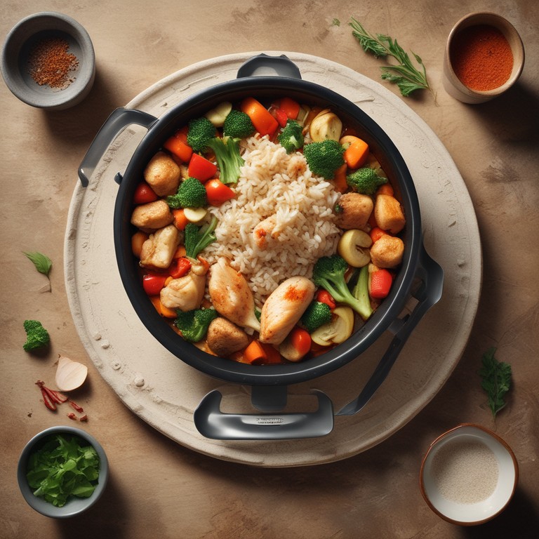 One-Pot Chicken and Vegetable Rice