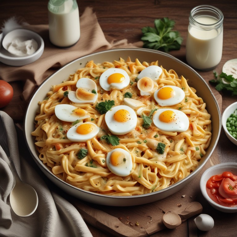 Creamy Tortilla Pasta Bake