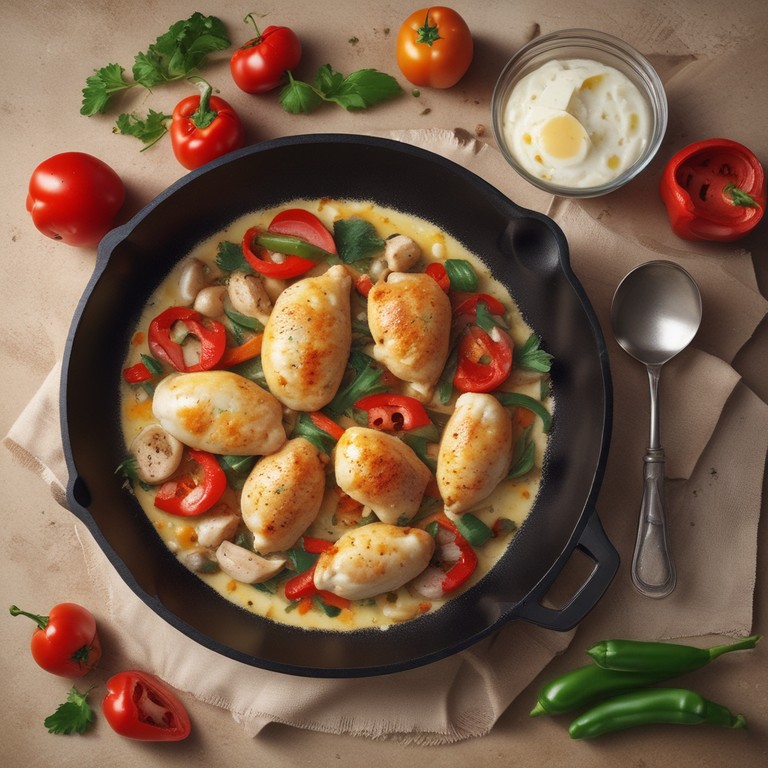 Poulet aux Poivrons