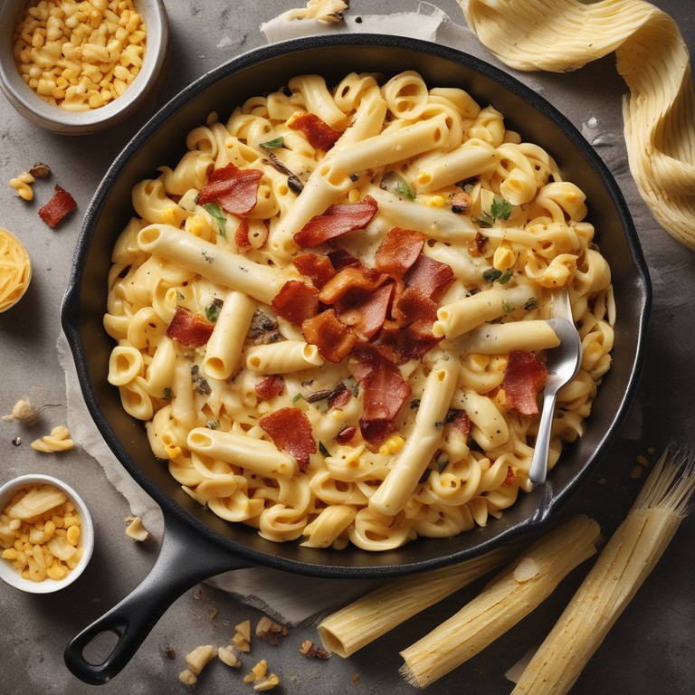 Creamy Pasta Sauce with Bacon and Sweetcorn