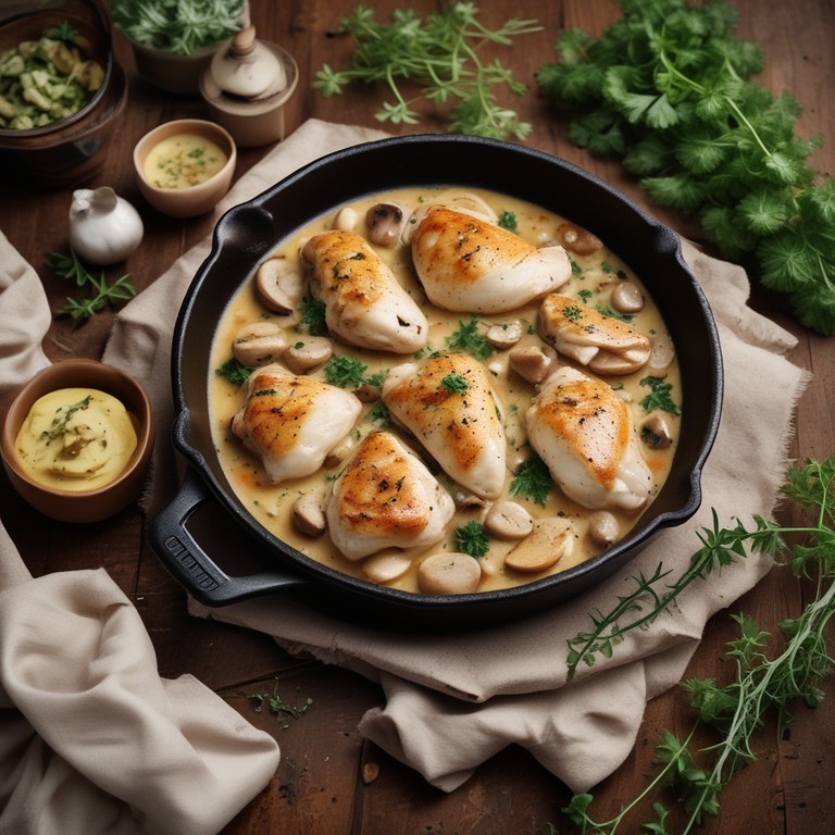 Peito de Frango com Cogumelos