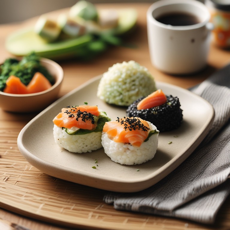 Onigiri pour Débutants: Avocat, Saumon et Mayo