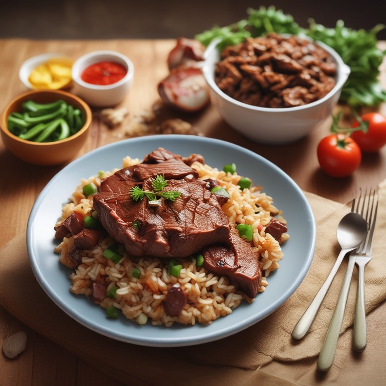 Ternera con Arroz Especial