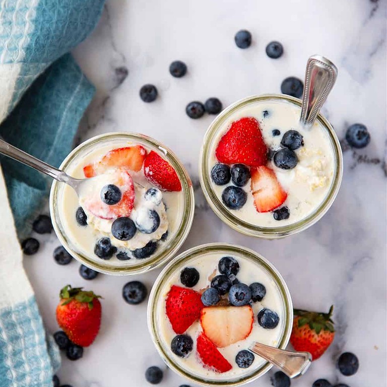 Berries con Yogurt