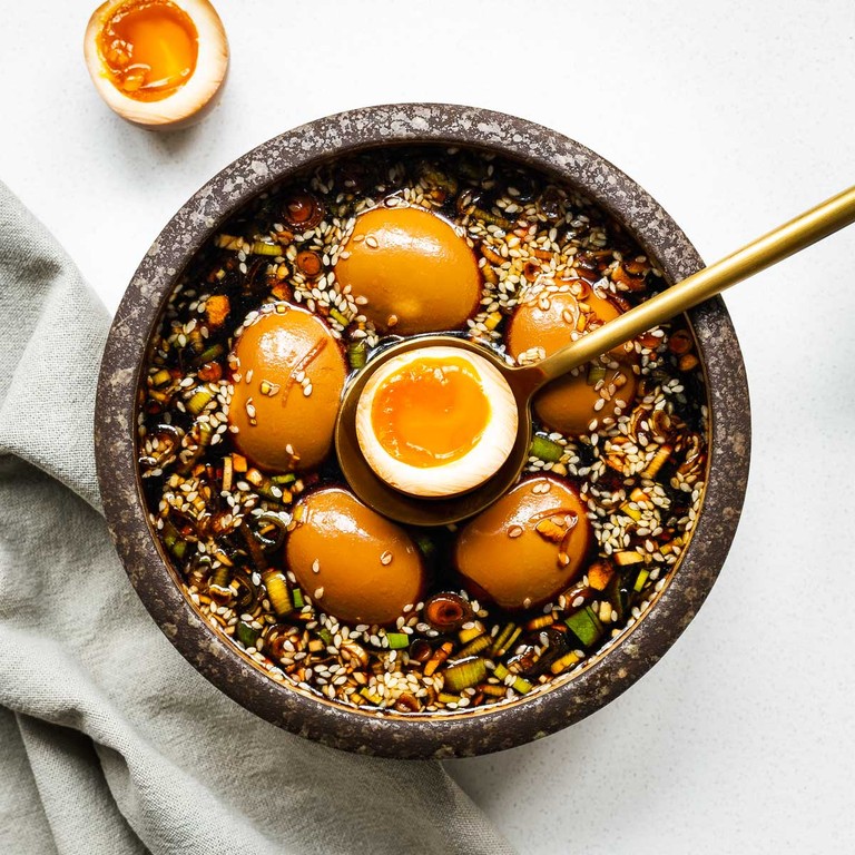 Mayak Gyeran sauce - Salsa para huevos marinados coreanos