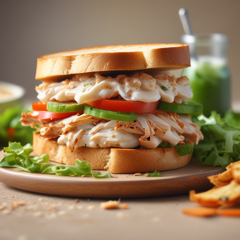Spicy Chicken Mayo Sandwich