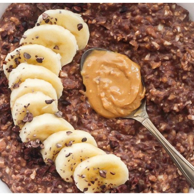 Chocolate Banana Cauliflower N'Oats - Coliflor y avena de chocobanana