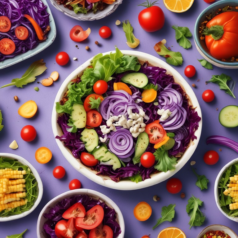 Rainbow Birthday Salad