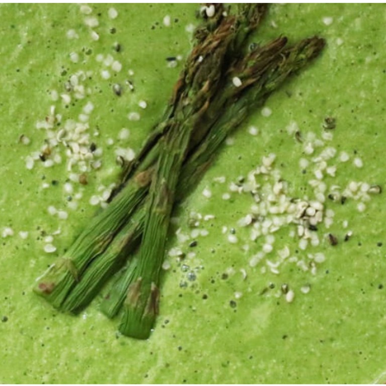 Cream of Celery & Asparagus Soup - Crema de apio y espárrago