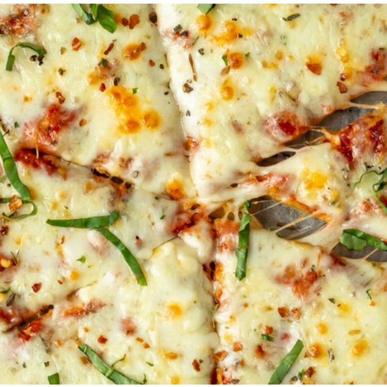 Chickpea Flatbread Pizza - Pizza plana de garbanzo