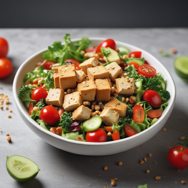 Speedy Vegan Tofu Salad