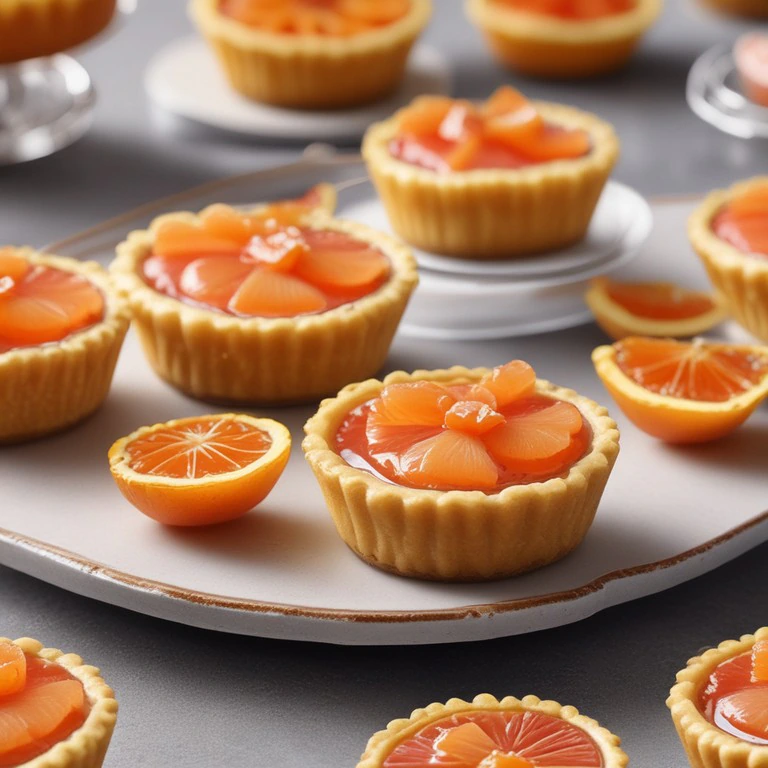 Tartelettes L'Éclat de Pamplemousse au Caramel Doré
