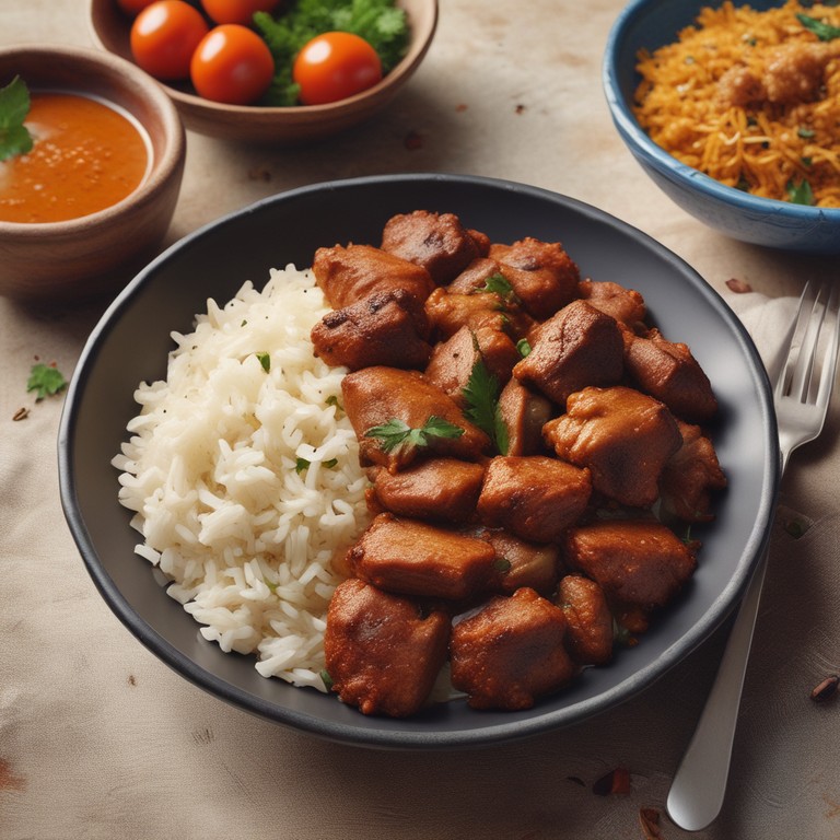 Plat de Rêve au Riz et à l'Agneau