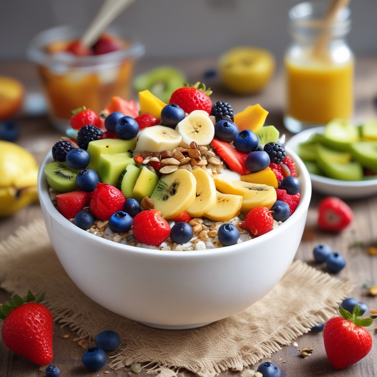 Healthy and Sweet Fruit Bowl