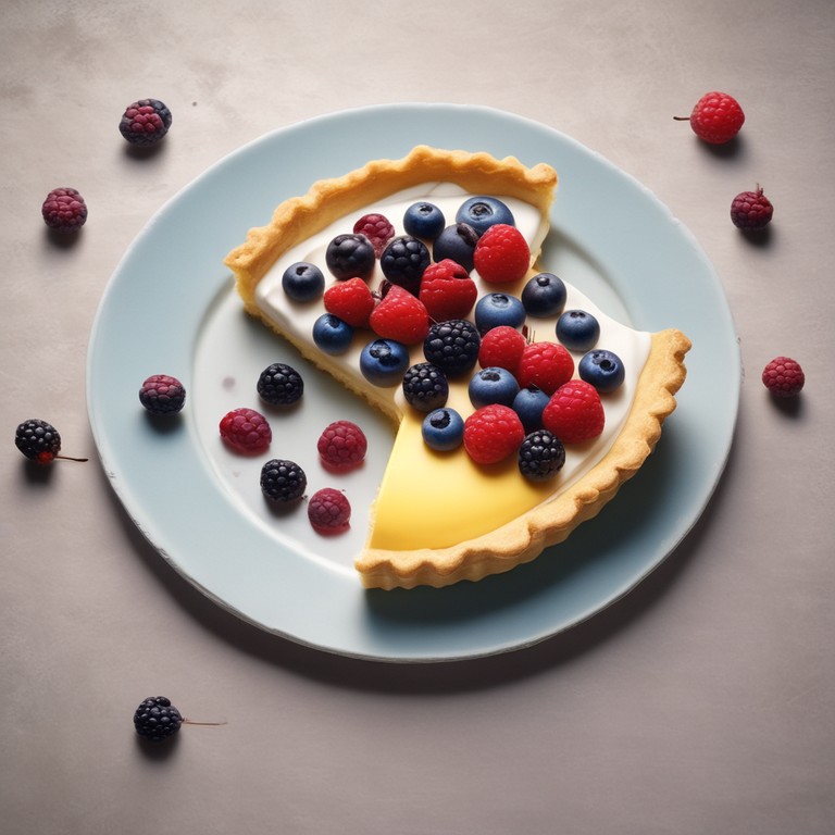 Tarta de Yogur con Frutos del Bosque