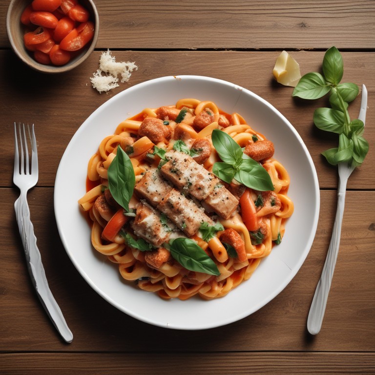 Savory Sausage Casarecce Pasta