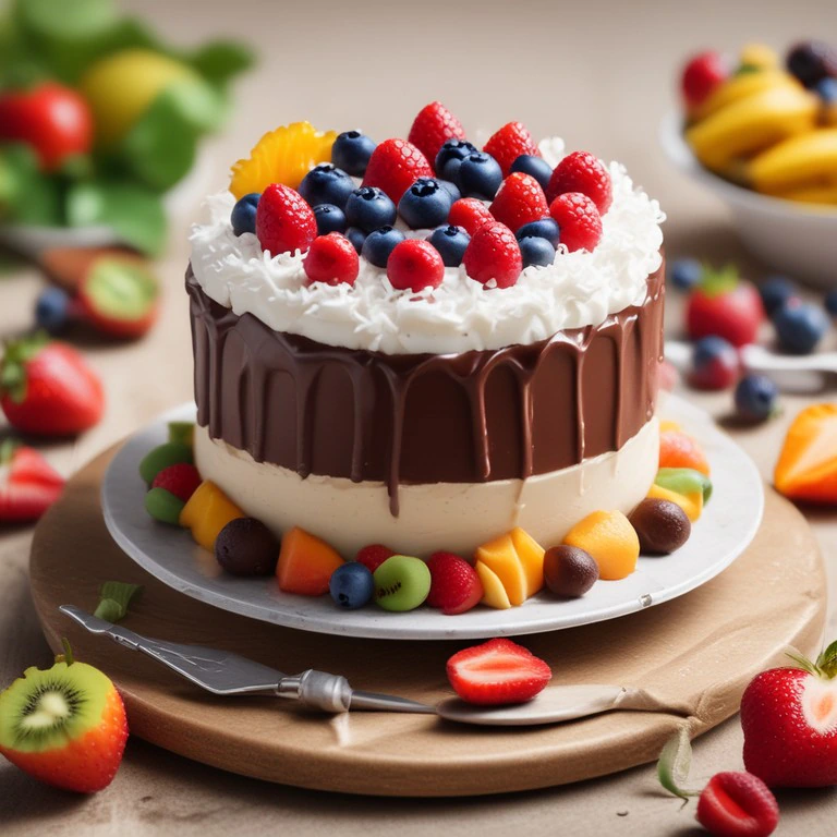 Délice d'Anniversaire Sans Produits Laitiers