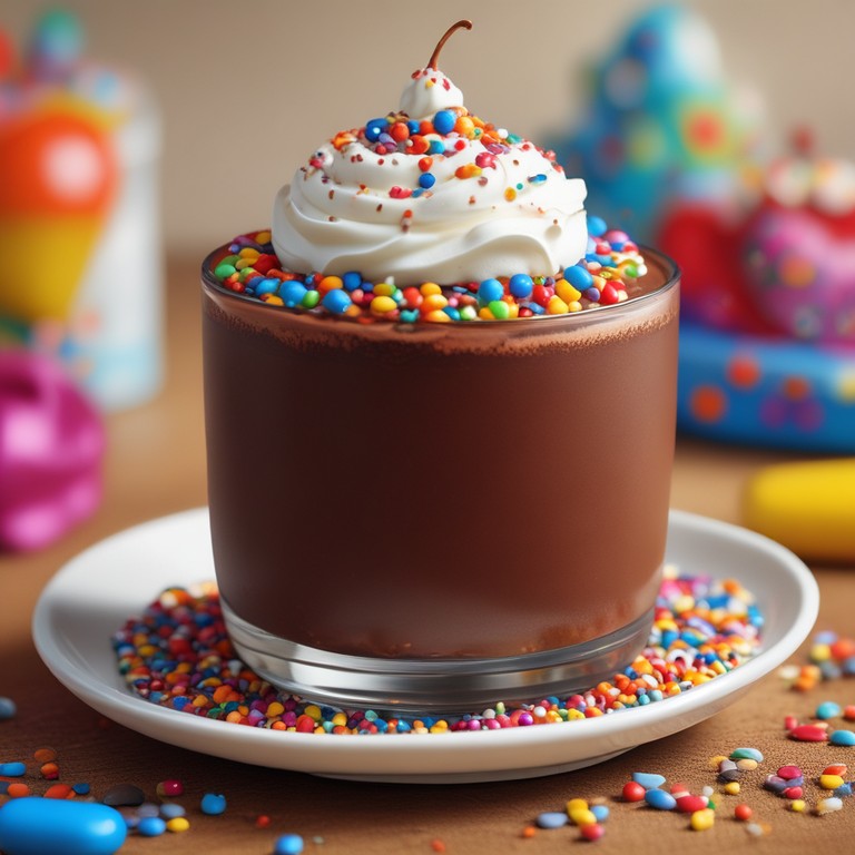 Decadent Chocolate Birthday Pudding