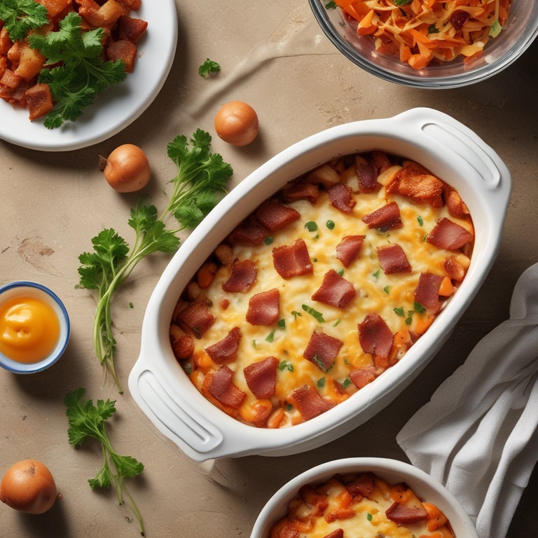 Cheesy Bacon Potato Casserole