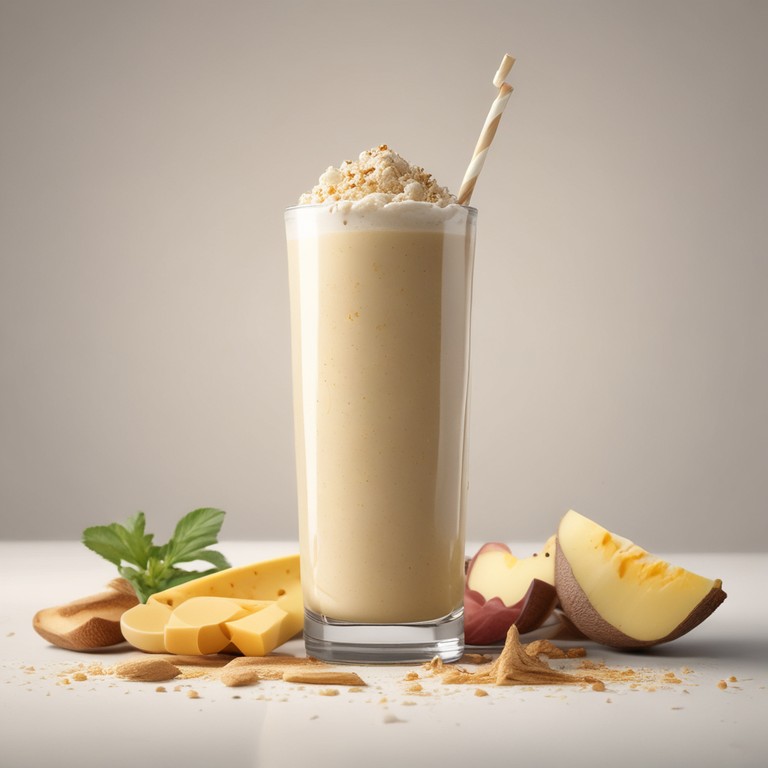 Batido de queso y vainilla