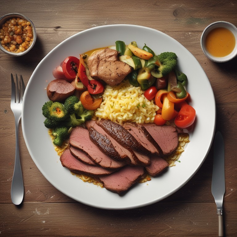 Picanha Assada com Acompanhamentos Especiais