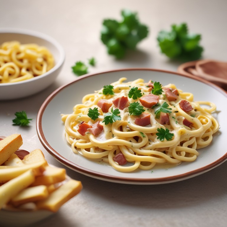 Pâtes Carbonara Délicieuses
