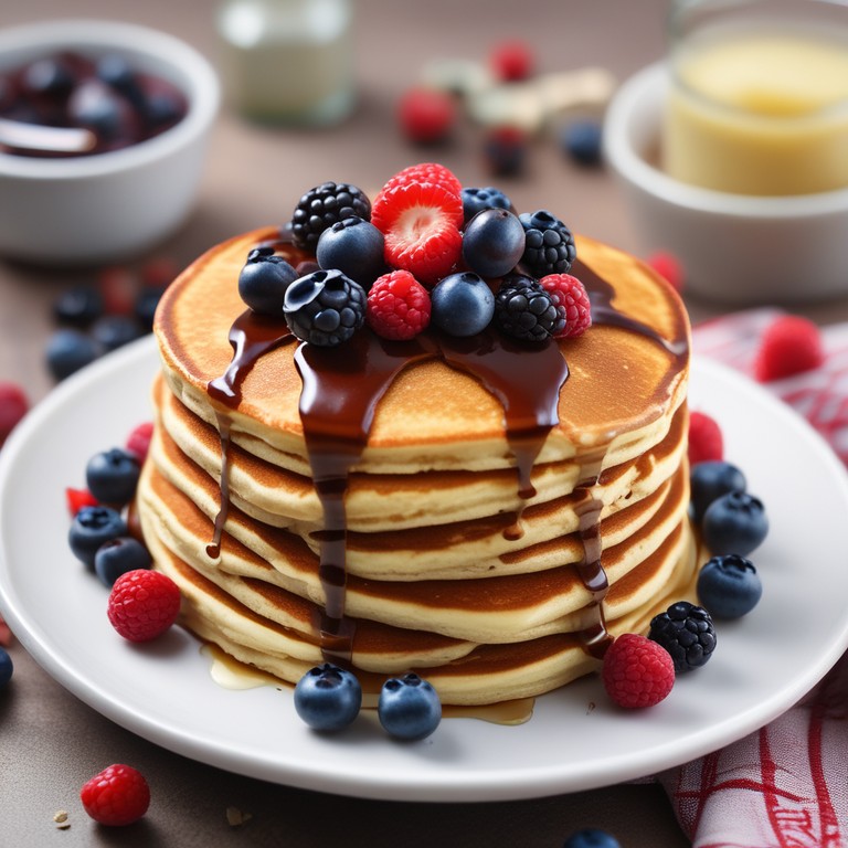 Fluffy Protein Pancakes Without Protein Powder