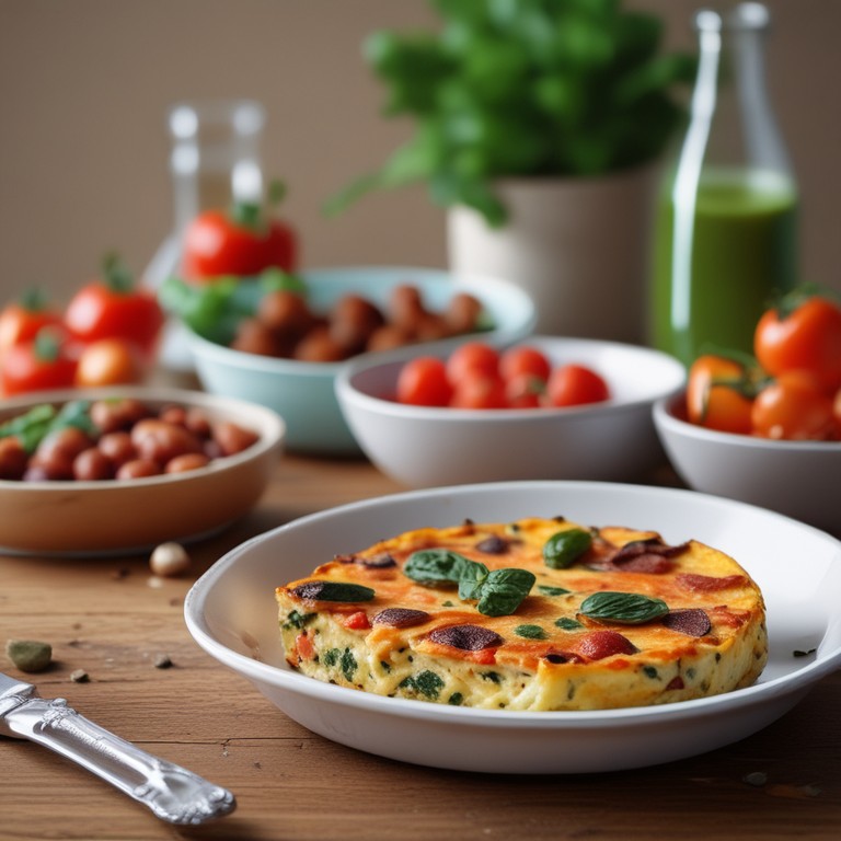 Frittata de Linguiça Calabresa