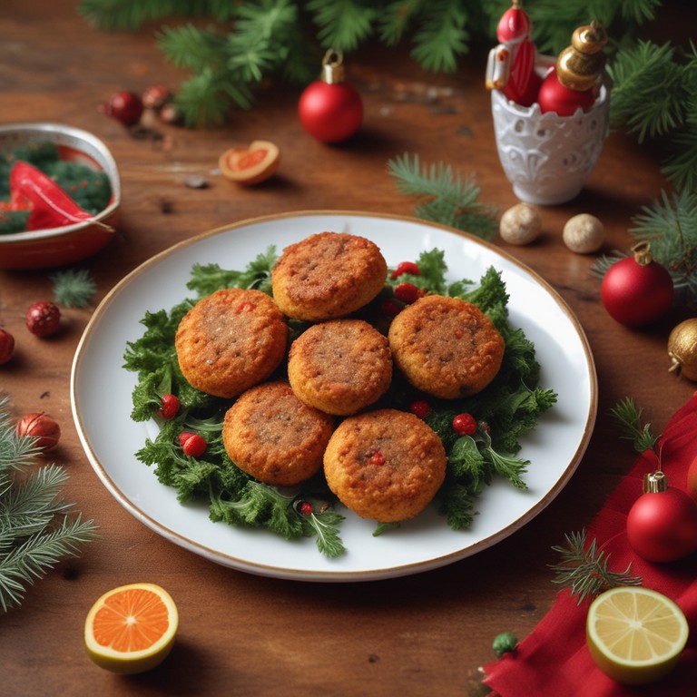Christmas Vegetable Cutlets