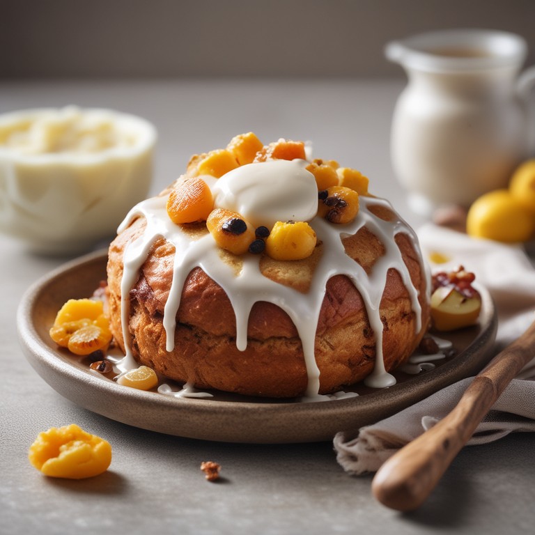 Steamed Easter Hot Cross Buns