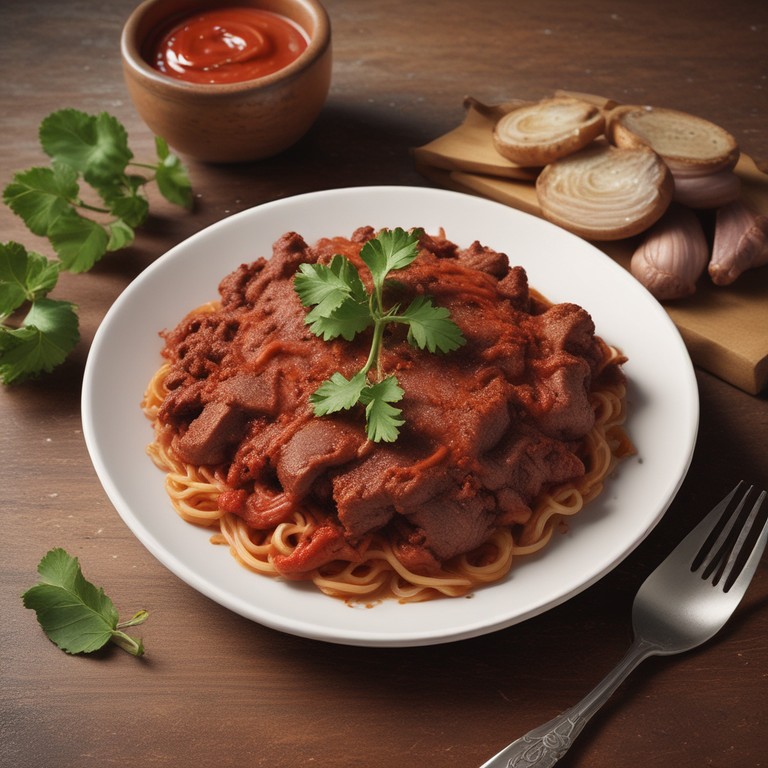 Coxão Mole com Molho de Tomate e Especiarias