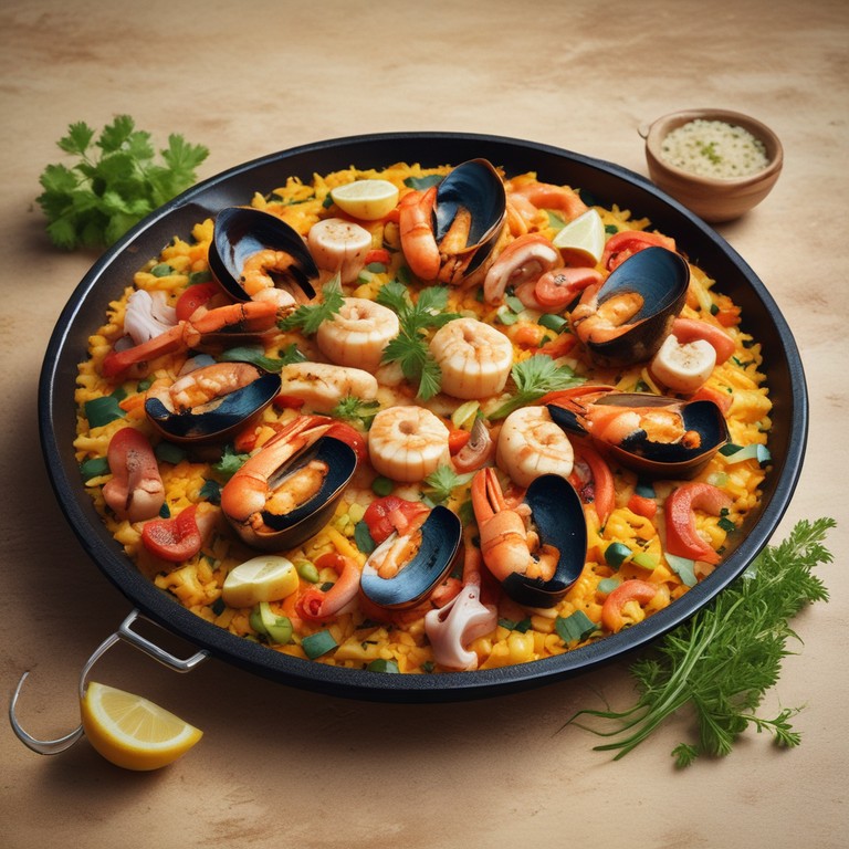 Chargrilled Seafood Paella