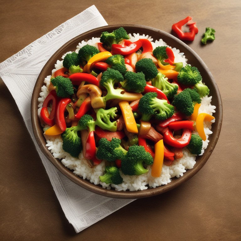 Broccoli Bell Pepper Stir-Fry