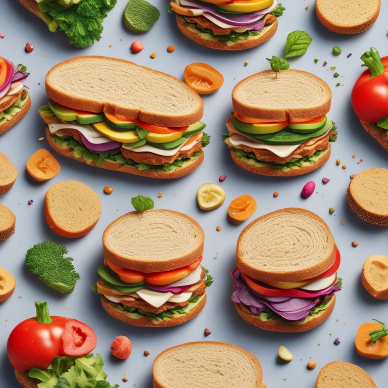 Vegan Birthday Sandwiches
