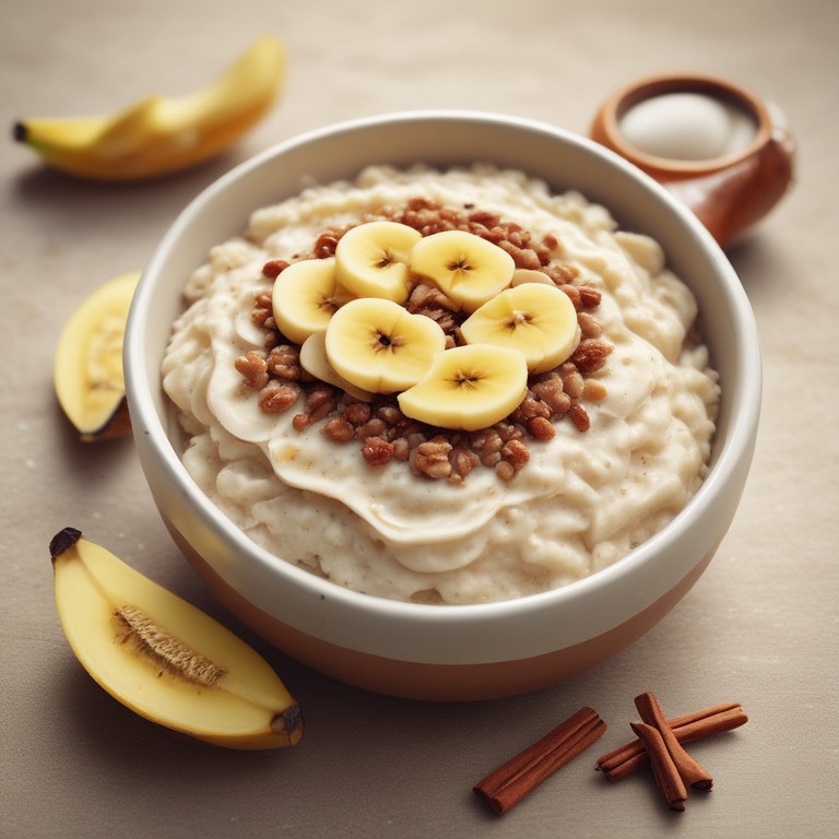 Papinha de Banana com Aveia